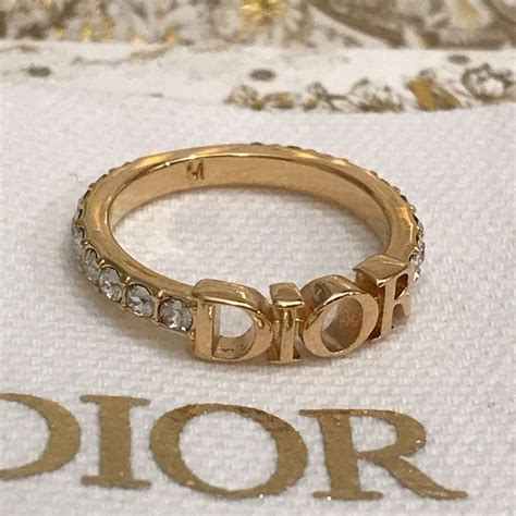 dior ring goud|genuine christian dior rings.